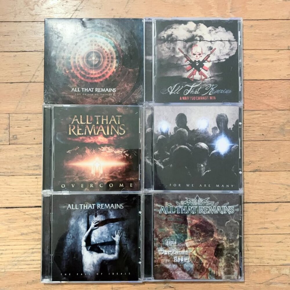 All That Remains 6 CD Bundle‎ Lot